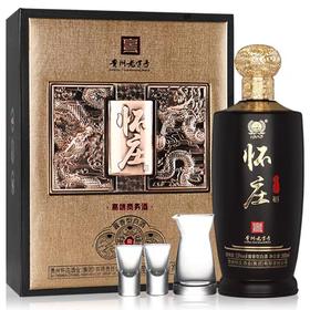[白酒]贵州怀庄 贵仁礼高端商务酒酱香型53度500ml