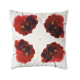 不仁斋薛继业水墨群猫粗纹高档棉麻有芯抱枕客厅沙发靠枕