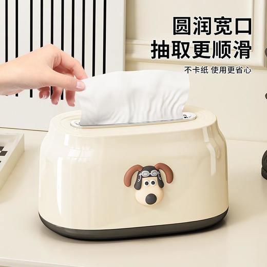 弹簧纸巾盒客厅高级收纳盒高颜值抽纸盒收纳创意卫生间餐巾盒家用 商品图2