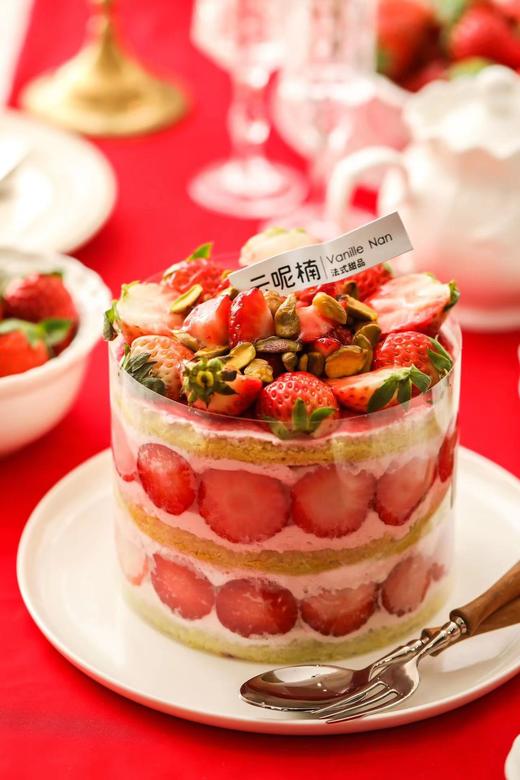 爆浆莓莓蛋糕（提前一天预定） 商品图1