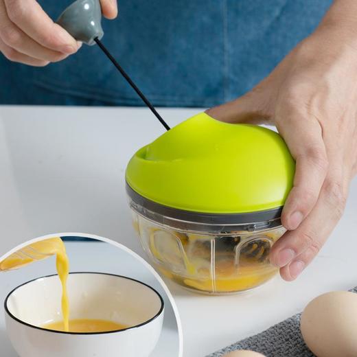 家用手动蒜泥器小旋风小型蒜蓉机打蒜蓉器搅碎机手拉蒜泥现代简约 商品图3