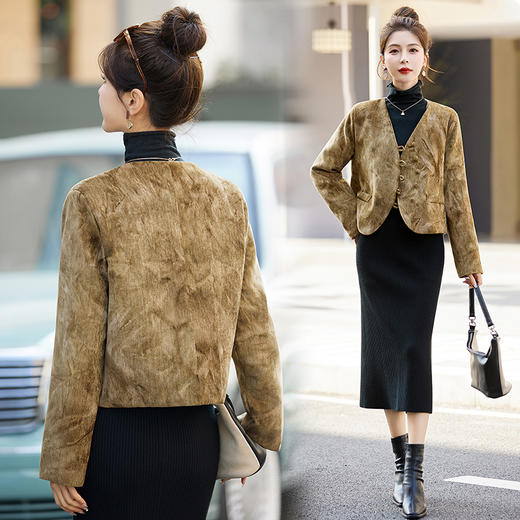 冬季新款，短款时尚简约大气白鸭绒羽绒服外套HRYZ9573 商品图2