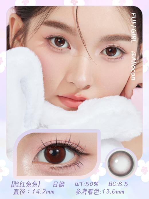 Puffgirl 脸红兔兔 14.2mm【日抛|10片/盒】 商品图1