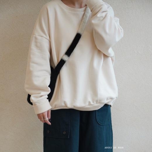 HARVESTY 落肩袖长袖圆领插袋卫衣(2色可选) 商品图0