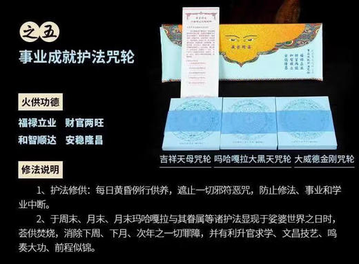 正版藏密修海 护摩事业 全套消业招财怀爱事业咒轮烟供 商品图6