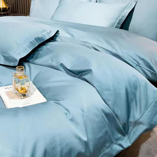 【春上新】10楼 安睡宝 全棉色织提花四件套-萝克希 吊牌价3399-3599元 活动价999-1099元 商品图1