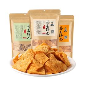 卧龙锅巴 400g*3袋 多口味组合 量贩装（非遗锅巴）休闲 膨化食品 零食 