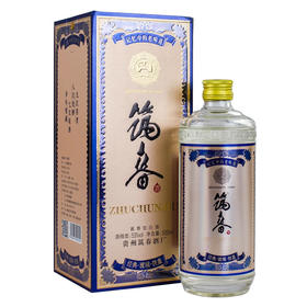 [白酒]贵州筑春经典铁盖玻璃瓶53度酱香型500ml