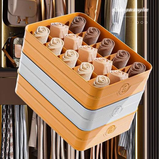 内衣收纳盒放内裤袜子收纳神器抽屉多功能家用衣柜分类盒分格宿舍 商品图3