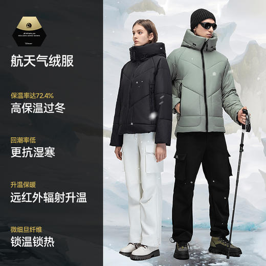 Supield素湃航天气绒服轻薄保暖冬季户外运动外套蓄热升温G5303 商品图4