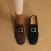 复古简约，一脚蹬头层羊反皮懒人单鞋KMN-2011 商品缩略图2