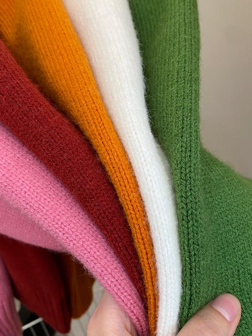 韩国五色金扣开衫 商品图9