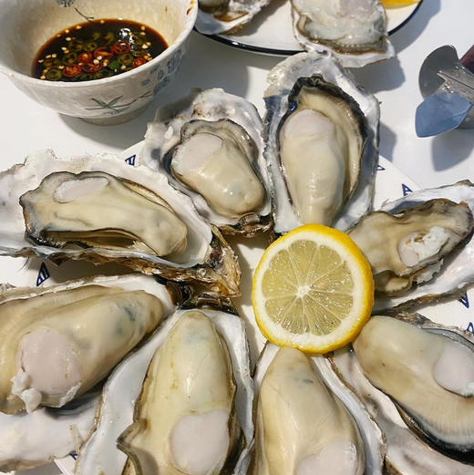 乳山一级鲜活生蚝，3+4+蒸5-7分钟口感最佳，口感鲜甜，约3斤/箱 商品图1