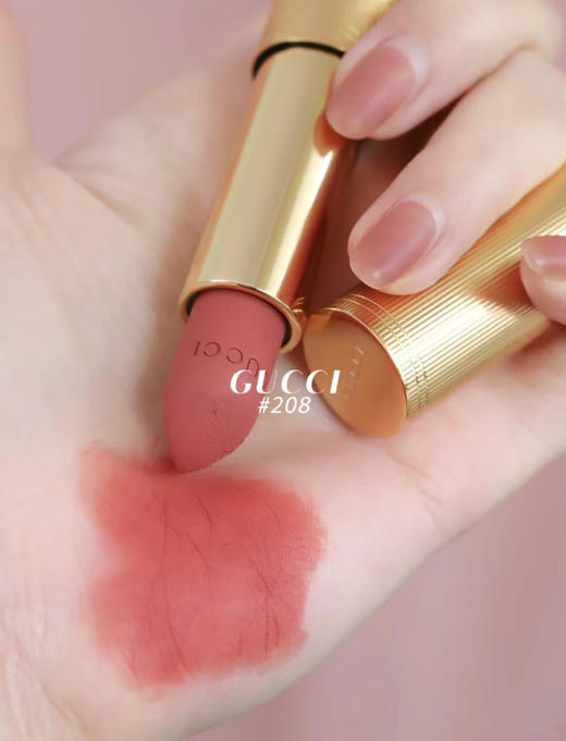 古驰倾色绒雾唇膏208 3.5g口红 商品图4