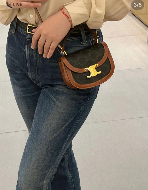Celine迷你马鞍-老花 商品图2
