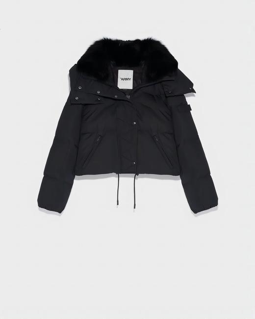 Yves Salomon - Puffer Jacket CB - 女装 - 羽绒夹克 - 黑色 商品图0