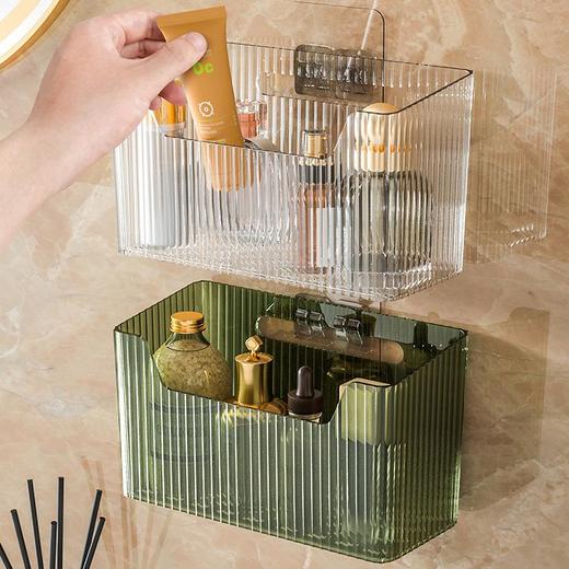 卫生间镜柜收纳盒浴室化妆品口红香水置物架梳妆台橱柜壁挂整理盒 商品图1