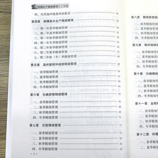 柑橘生产精细管理十二个月【官方正版，可开发票，下单时留开票信息和电子邮箱 商品图3