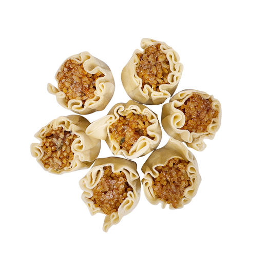 【东园小馆】扬州包子 烧卖 鲜肉/豆沙/萝卜丝/豆腐皮/松子烧卖 480g6枚/袋 商品图7