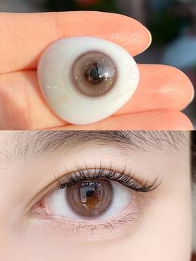 Sntty月抛美瞳 粉豆蔻 14.2mm