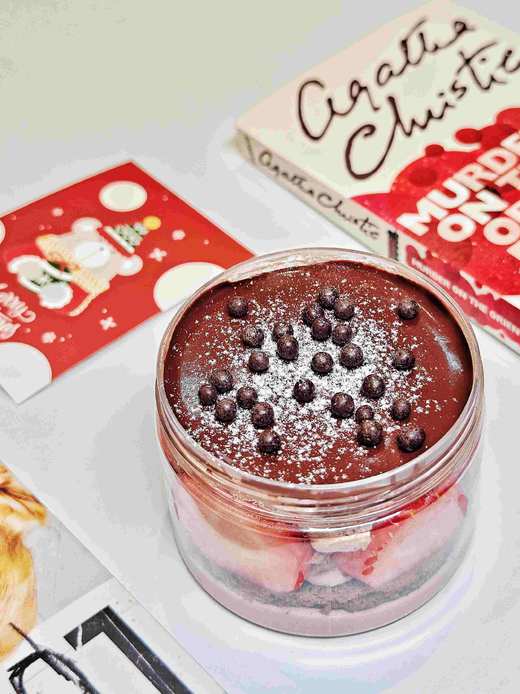 草莓巧克力小蛋糕，无现货，现做，莫急哦 商品图3