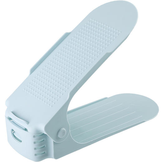 【买一送一】时尚新品，收纳不再难！调节一体式鞋托架，家居必备！神奇塑料材质，折叠双层设计，简易加厚。让你的鞋架焕然一新！赶紧来选购吧！ 商品图6