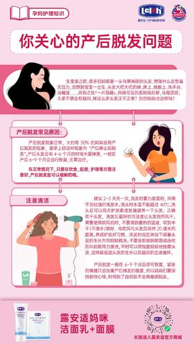 【露安适孕妈护理小课堂】❓产后脱发“秃”如其来，怎么办