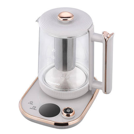 大宇（DAEWOO）煮茶壶1.8L容量家用多功能玻璃花茶烧水壶办公室养生壶 DYYS-80018养生壶 商品图8