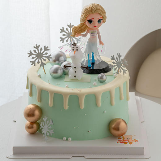 情景蛋糕 冰雪奇缘 艾莎公主 牛奶奶油情景蛋糕 生日蛋糕 大理同城送 商品图2