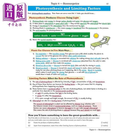 预售 【中商原版】英国CGP GCSE Biology AQA Revision Guide - Higher includes Online Edition, Videos & Quizzes 商品图3