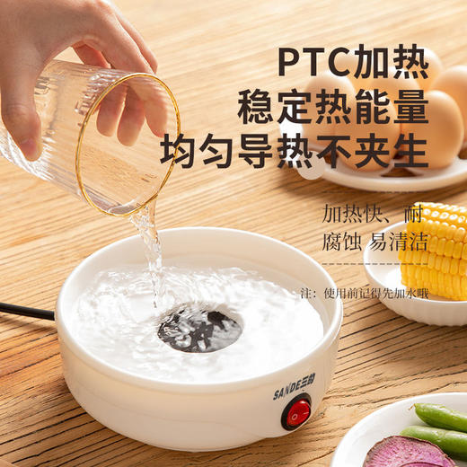 「多功能款！自动断电」多功能双层煮蛋器 卡通迷你蒸蛋器自动断电早餐厨房电器 商品图3