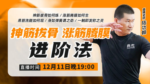 陆功翰传武秘籍第十期——抻筋拔骨，涨筋腾膜 进阶法 商品图0