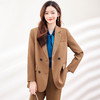 【上衣+裤子】罗蒙女士套装时尚百搭职场通勤简约大众西装两件套女 商品缩略图5