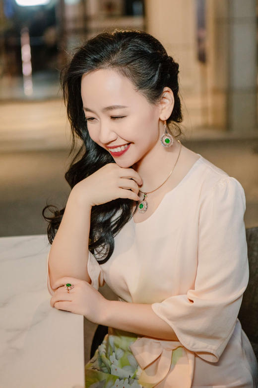 【莲开心喜】翡翠水晶挂坠   GZ12210072 商品图11