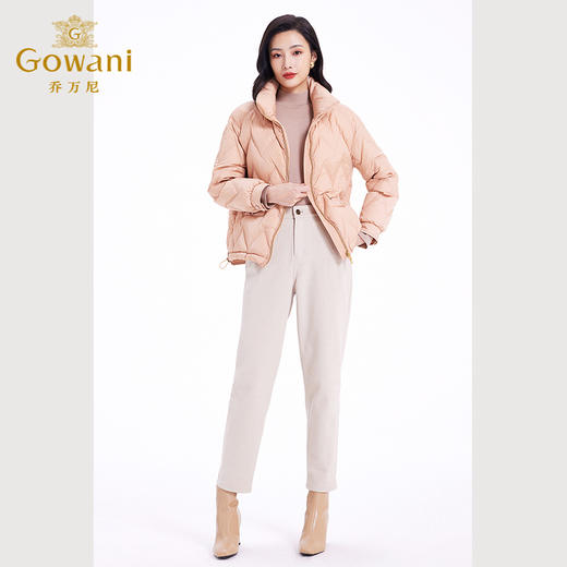 乔万尼羽绒服女冬季新款收腰设计保暖短款ET4T999 商品图1