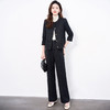 【上衣+裤子】罗蒙秋冬女装小香风女士休闲套装舒适通勤气质优雅百搭西服两件套女 商品缩略图1