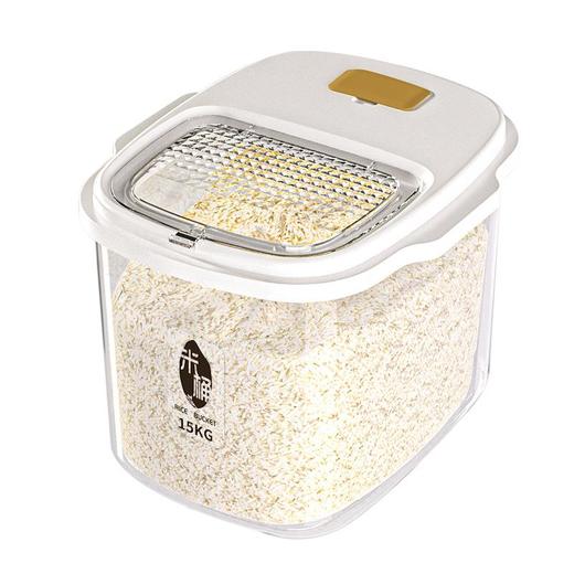 家用30斤大容量米桶带盖20斤防尘防潮防虫密封收纳盒15斤储米箱缸 商品图4