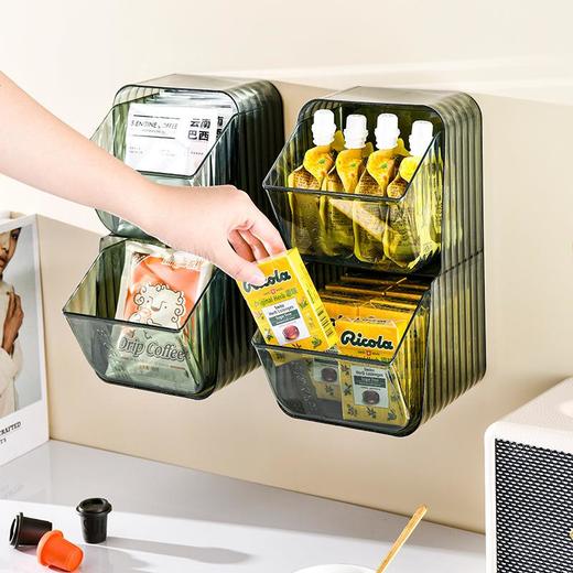 茶包收纳盒茶叶置物架子胶囊咖啡收纳架茶水间吧台透明展示架桌面 商品图2