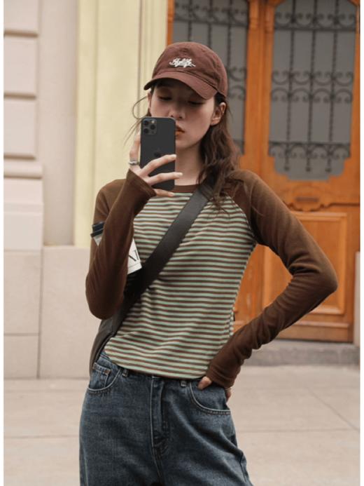 【应季好物】美拉德色系加绒打底衫 商品图1