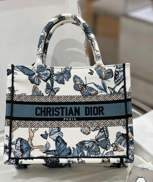 Dior托特小号-蓝蝴蝶 商品图5