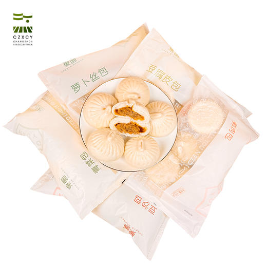 【东园小馆】扬州包子 烧卖 鲜肉/豆沙/萝卜丝/豆腐皮/松子烧卖 480g6枚/袋 商品图0