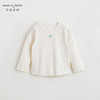 马克珍妮女童无感印花T恤儿童弹力针织长袖T恤上衣春装新品240091 商品缩略图1