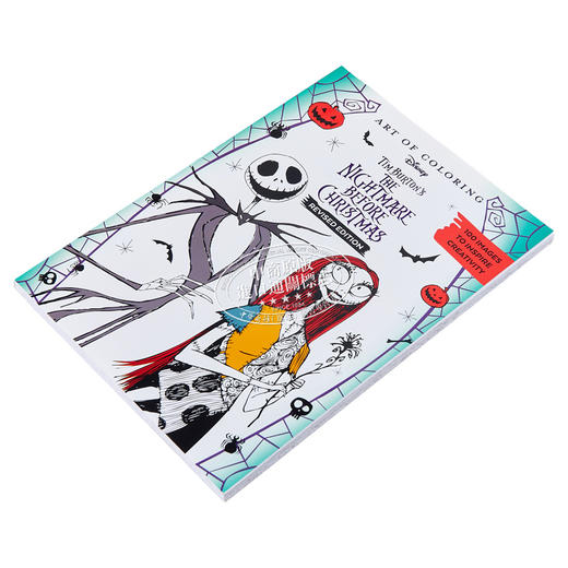 预售 【中商原版】涂色的艺术 蒂姆 波顿的圣诞夜惊魂 Art of Coloring Disney Tim Burtons the Nightmare 英文原版 Disney Books 商品图1