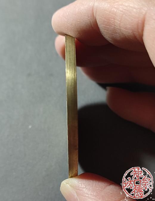 古法文创铸币 封神公背五福 文房铜镇 HFH32 商品图4