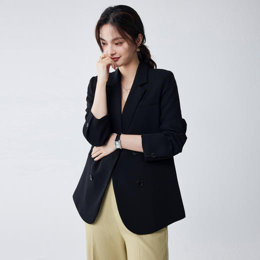 【简约精致】罗蒙春秋款女士西服职场通勤大众简约日常百搭西服外套女 商品图2