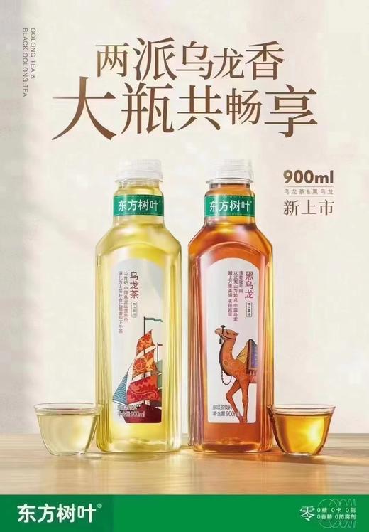 农夫山泉 大瓶东方树叶 黑乌龙 900ml*12 商品图0