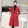 冬季新款，时尚设计感显瘦A型长款过膝V领复古盘扣羽绒服HR-KJFD187 商品缩略图8