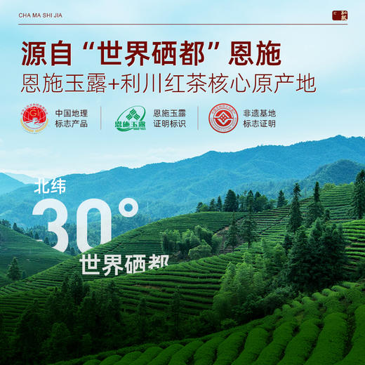 茶马世家至臻茶叙红绿礼盒 (恩施玉露75g+利川红75）150g 商品图4