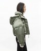 Shoreditch Ski Club - Woven Willow Ama Short Puffer - Steel Green - 女装 - 棉服 - 绿色 商品缩略图2