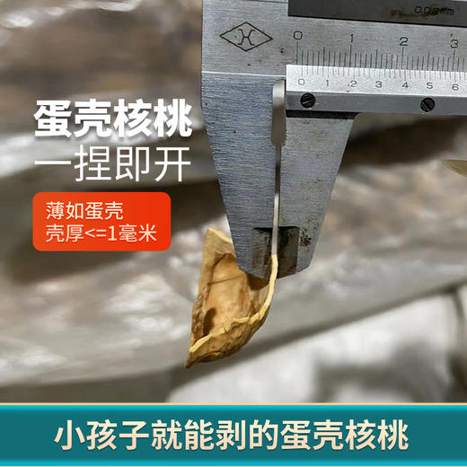 【年货送礼 新疆185蛋壳核桃】 壳薄如蛋壳 一捏就开 口口酥脆 无油蛤味 营养丰富 吃的过瘾 每袋独立包装 1000克 商品图5